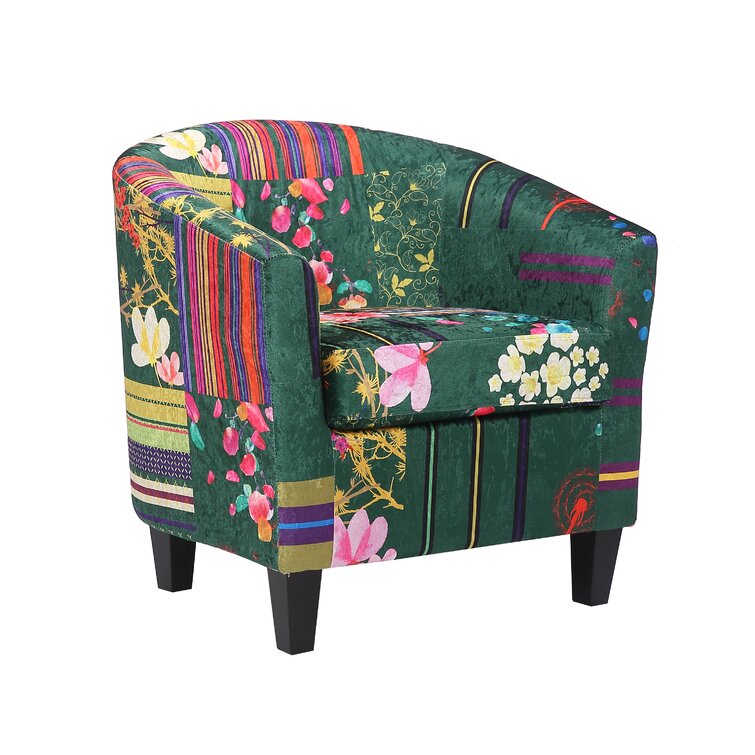 Patchwork tub deals chair